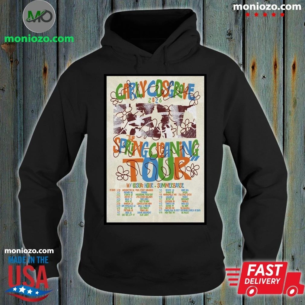 Original Carly Cosgrove 2026 Tour The Spring Cleaning Poster Shirt Unisex