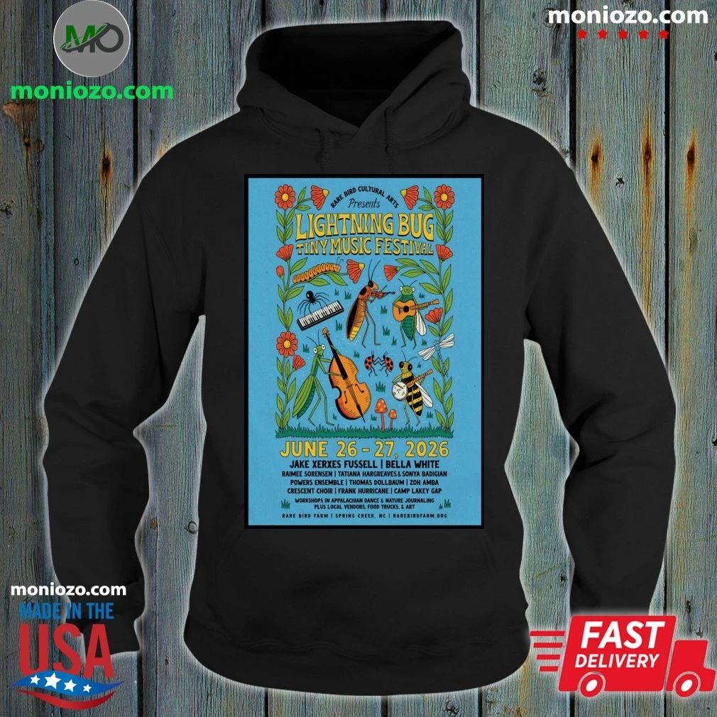 Original Lightning Bug Tiny Music Festival Spring Creek, NC 6 26-6 27 2026 Poster Shirt Unisex