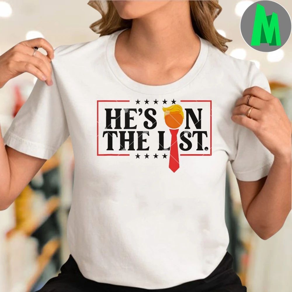He’s On The List Release The Files USA No Kings In America Shirt Unisex