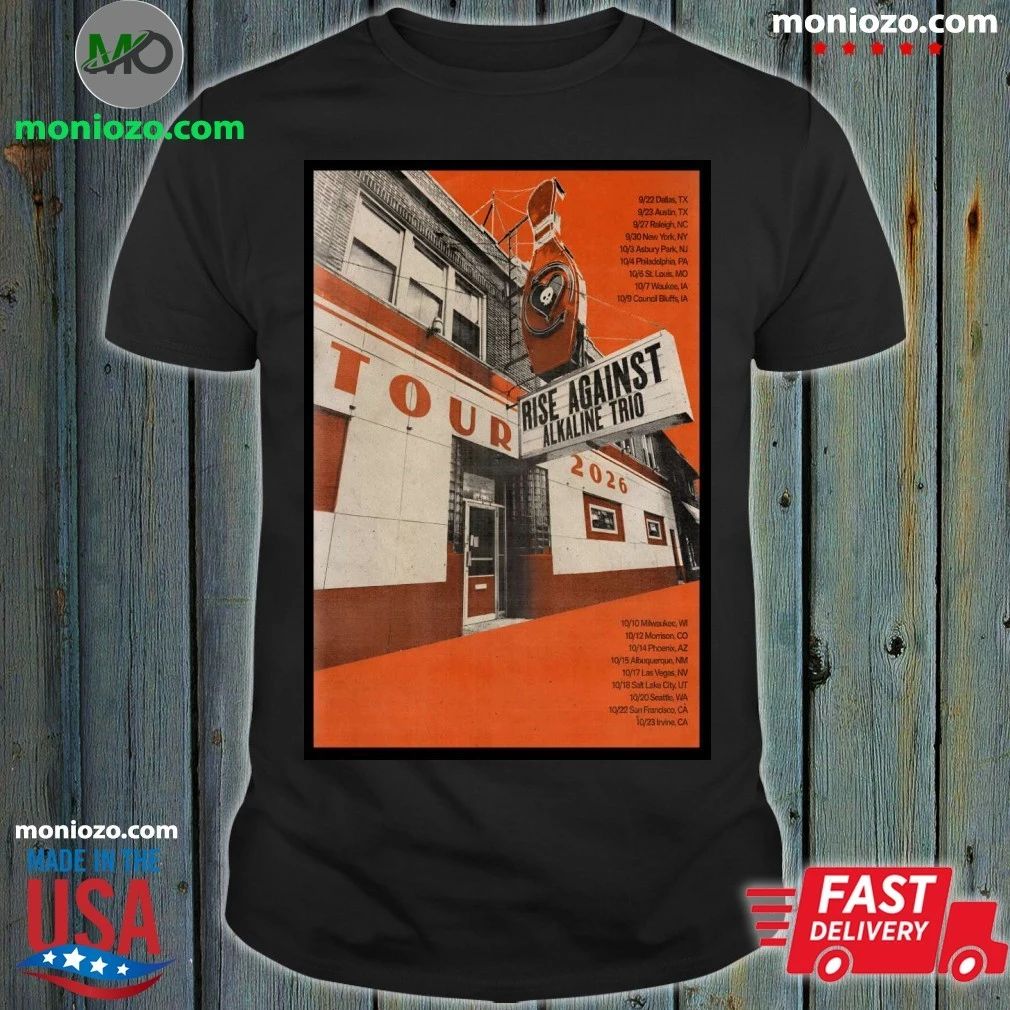 Original Rise Against US Tour 26 Poster Shirt Unisex