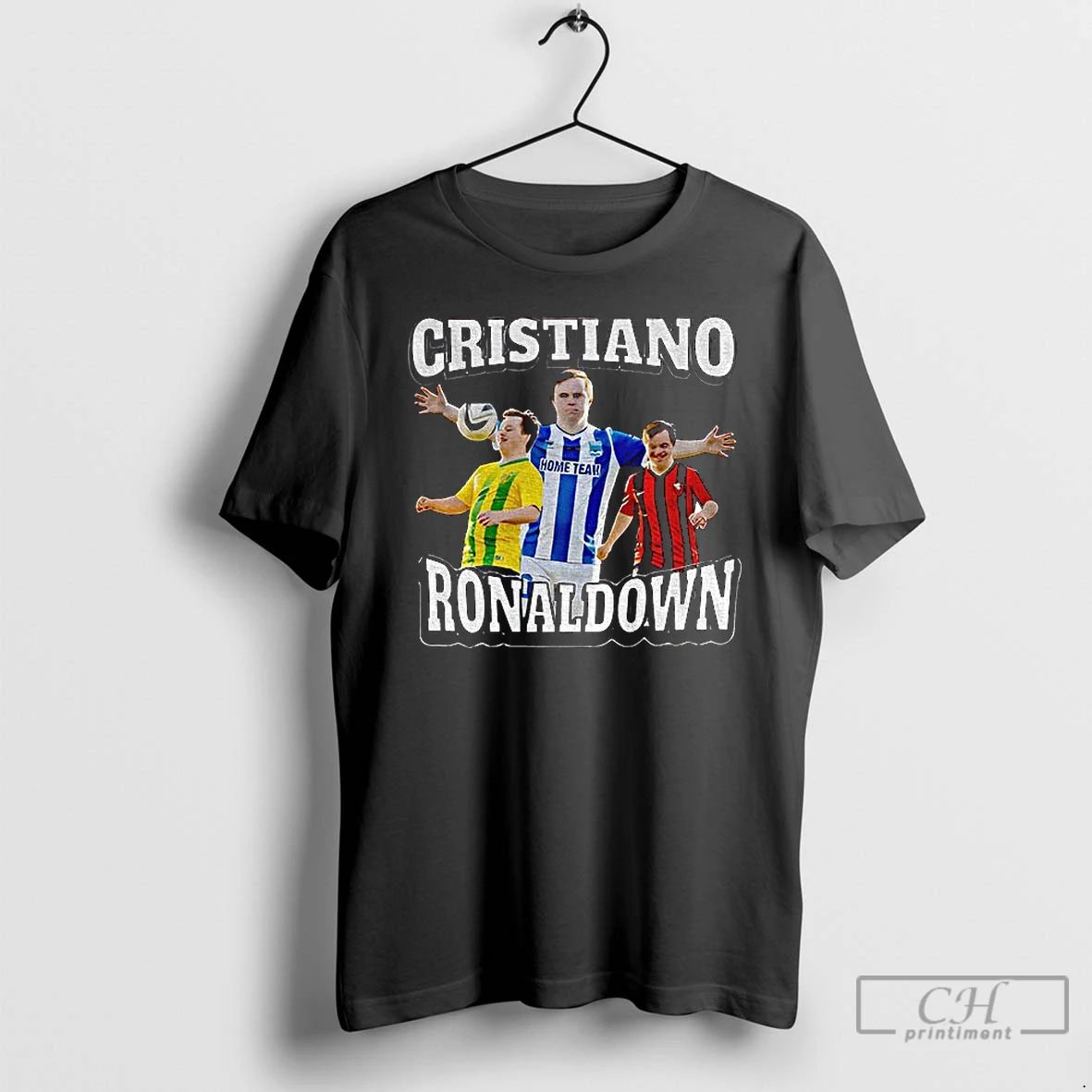 Classic Cristiano Ronaldown Graphic Parody T Shirts Unisex
