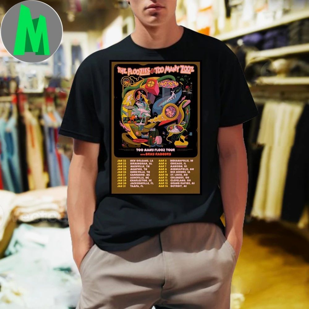 Original The Floozies Too Many Flooz Shows 2026 Poster Shirt Unisex