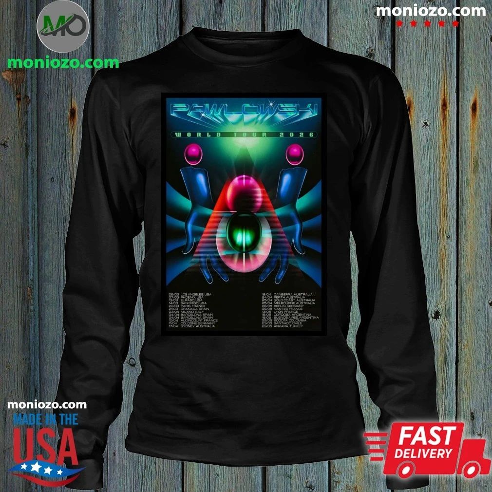 Original Pawlowski World Tour 2026 Poster Unisex