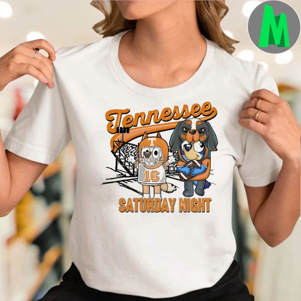 Bluey Tennessee Saturday Night 2025 Shirt Unisex