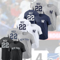 SALE 30% - Ben Rice #22 New York Yankees 2025 Name & Number Player Fans Gift Unisex