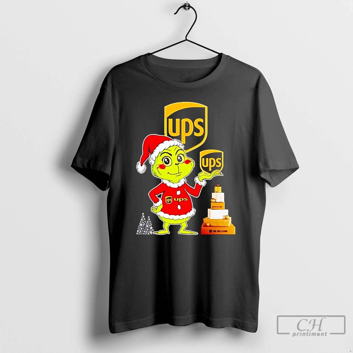 Classic Santa Grinch Ups Christmas T Shirts Unisex
