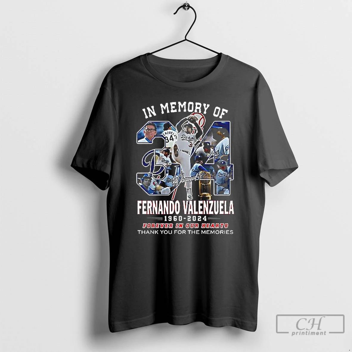 Classic Dodgers In Memory Of Fernando Valenzuela Forever In Our Hearts T Shirts Unisex