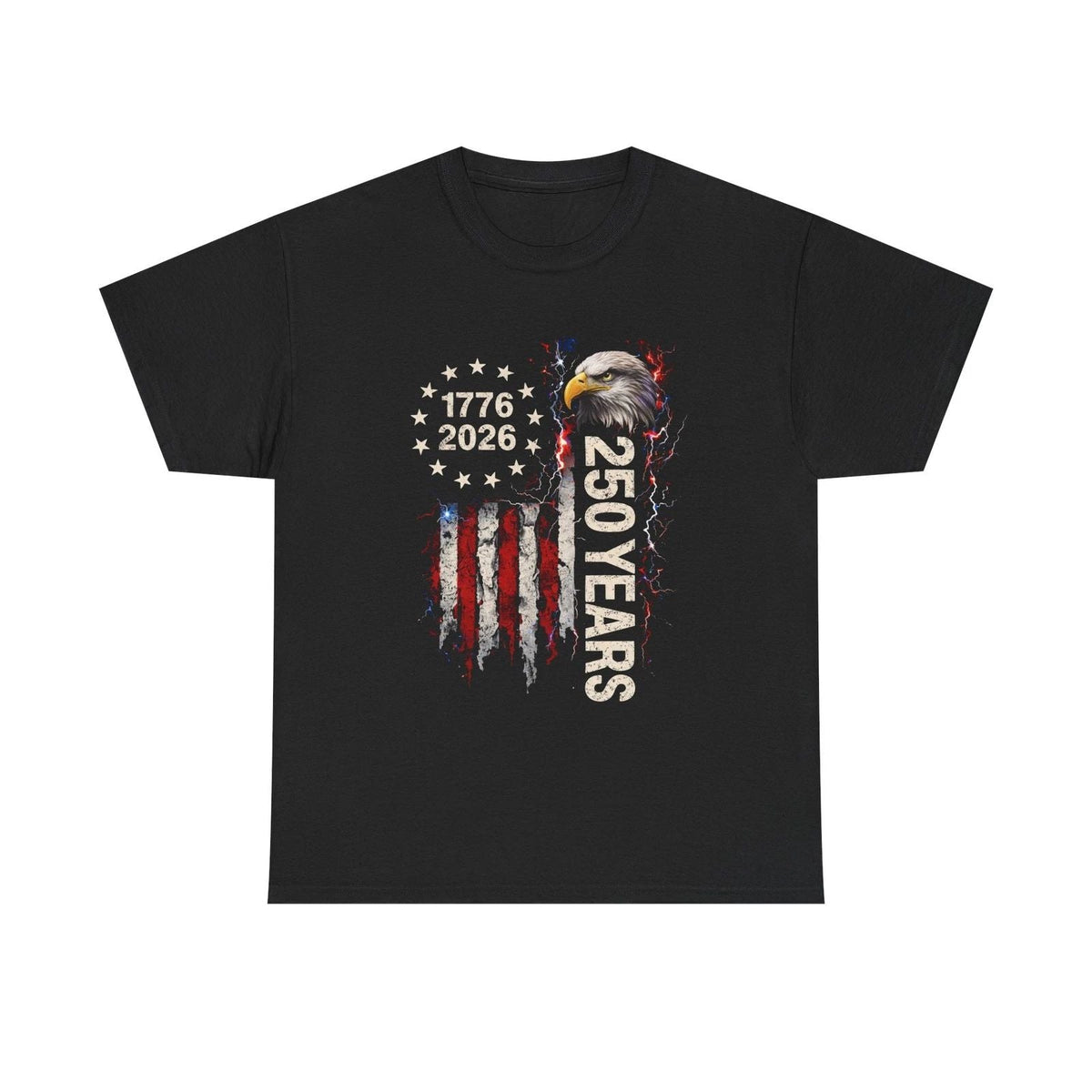 1776-2026 250th Bald Eagle American Flag | Patriotic Tee Unisex