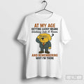 Premium Golden Retriever At My Age Getting Lucky Means Unisex