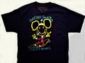 Surfing Santas Cocoa Beach Black short Sleeve Cotton Large New Unisex