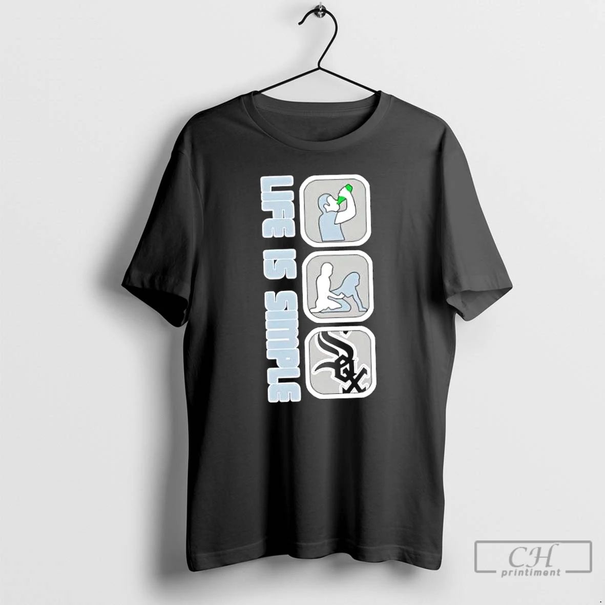 Classic Chicago White Sox Baseball Life Is Simple T Shirts Unisex