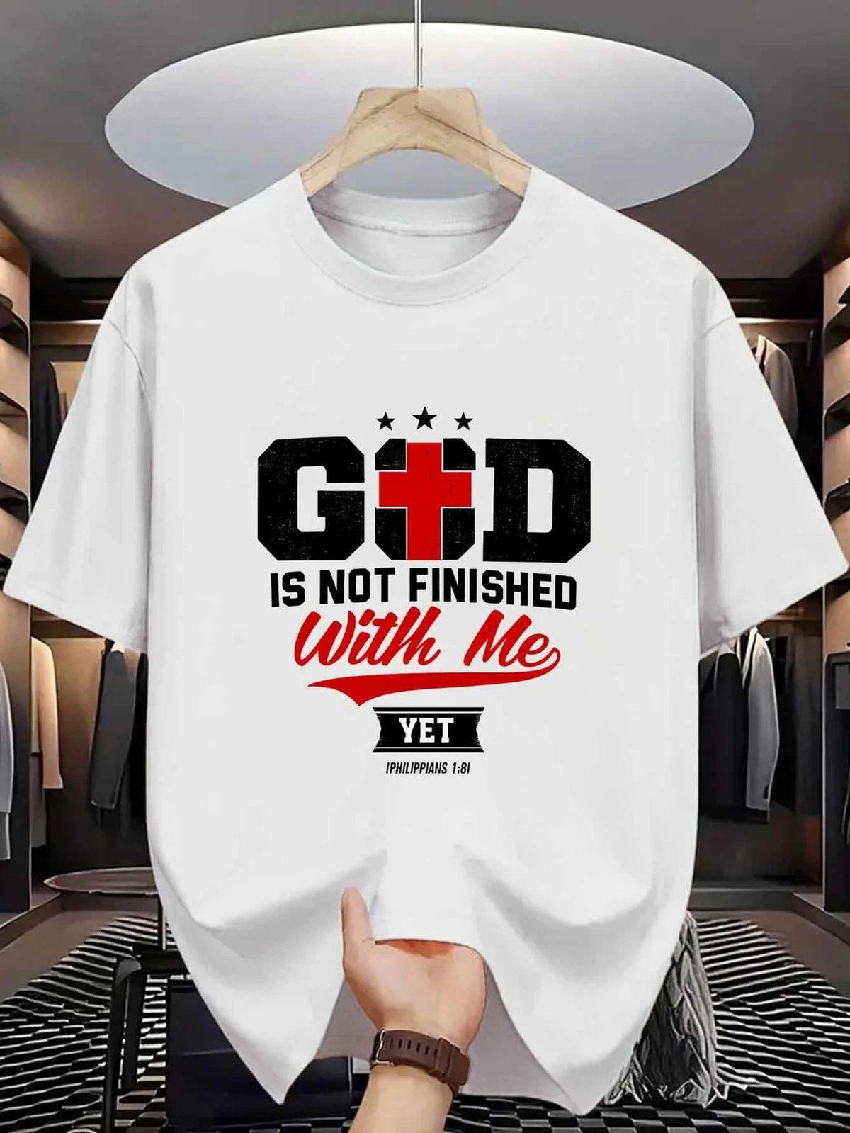 Christian Faith Men'S | God Cross Inspirational Quote Print Pattern, Unisex