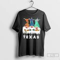 Classic Gromes Texas Sports Longhorns Dallas Cowboys X Stars T Shirts Unisex