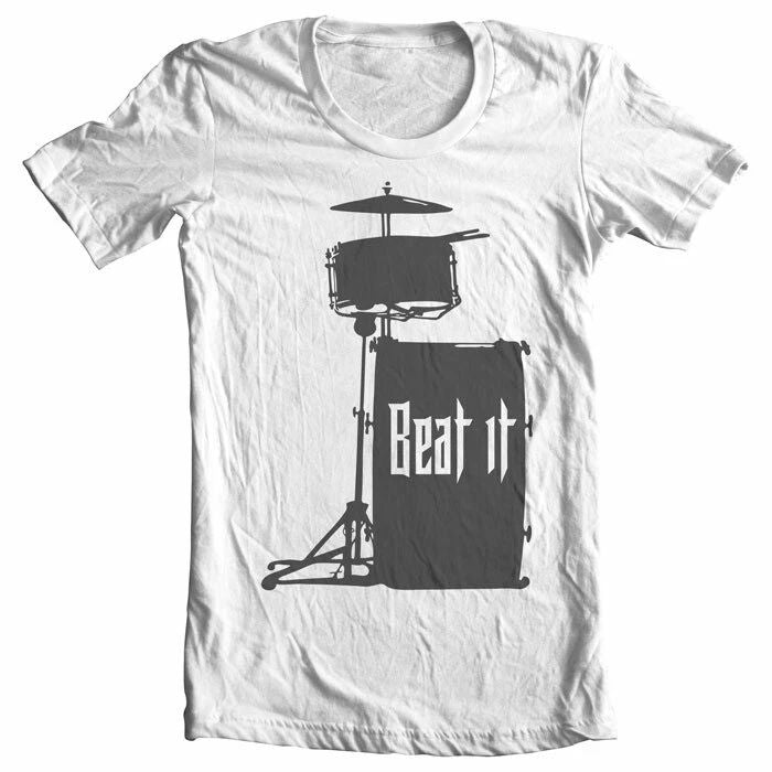 BEAT IT Drummer Percussion Gift Drum Musician Band Music Many Sizes Unisex