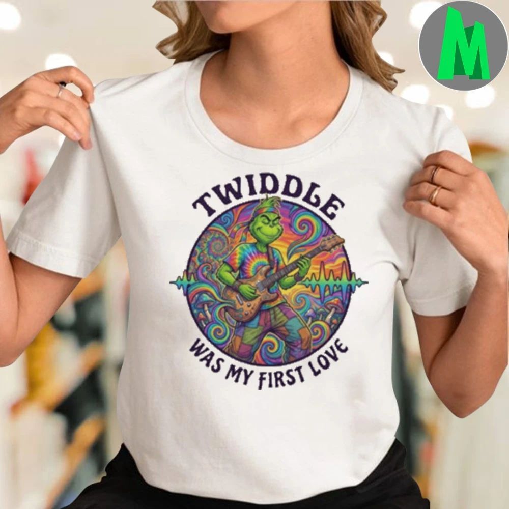 TWIDDLE Was My First Love Funny Grinch Christmas Unisex
