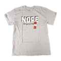 DOM Gray Cotton Graphic "Nope Not Gonna Happen" Men's Crew Neck Medium Unisex