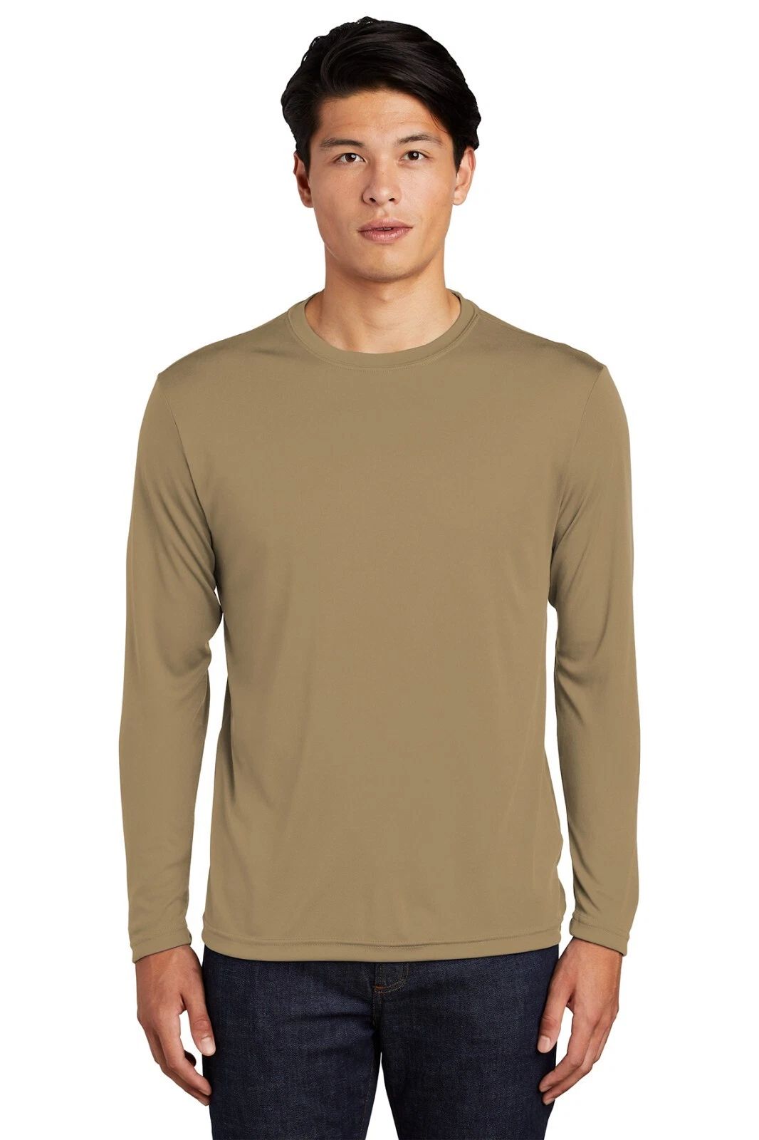 MEN'S MOISTURE WICKING Dri fit Long Sleeve SPORT-TEK ST350LS 2XL-4XL Unisex