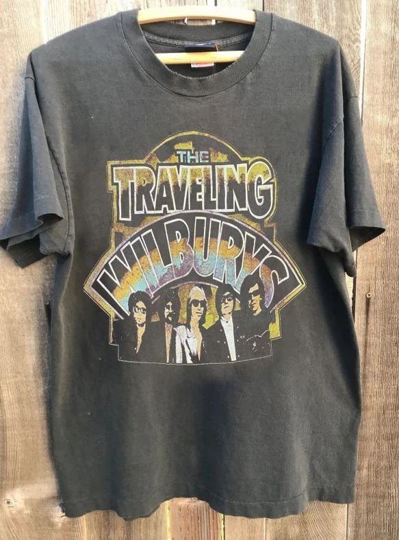 The Traveling Wilburys Band Country Music Charcoal Unisex Shirt S-5XL WA3188 Unisex
