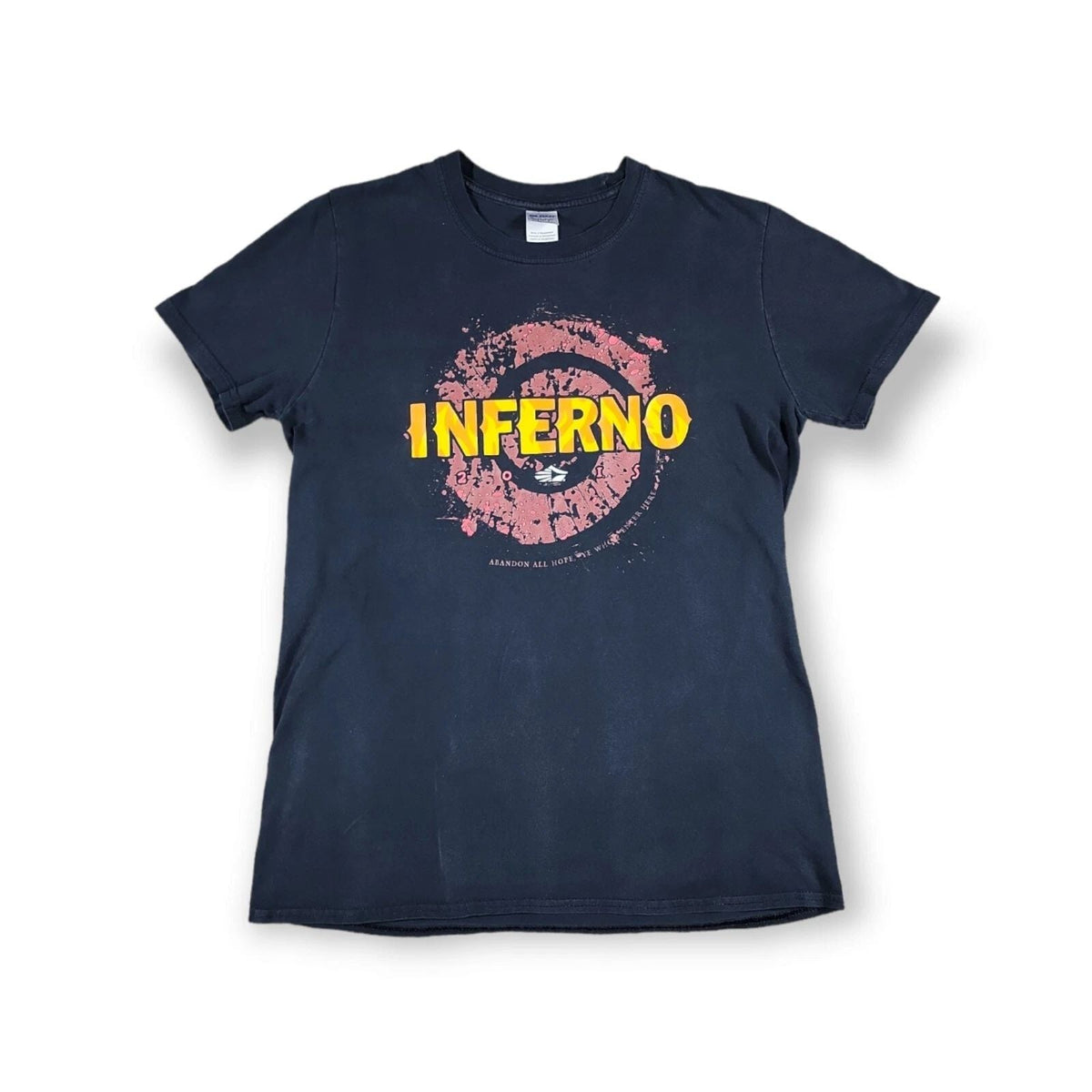 INFERNO 2015 Abandon All Hope Tour Graphic T Shirt Black Men's Size Medium Unisex