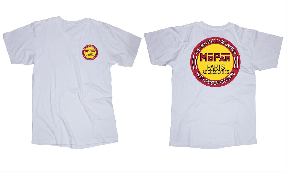 Mopar Parts logo white Unisex