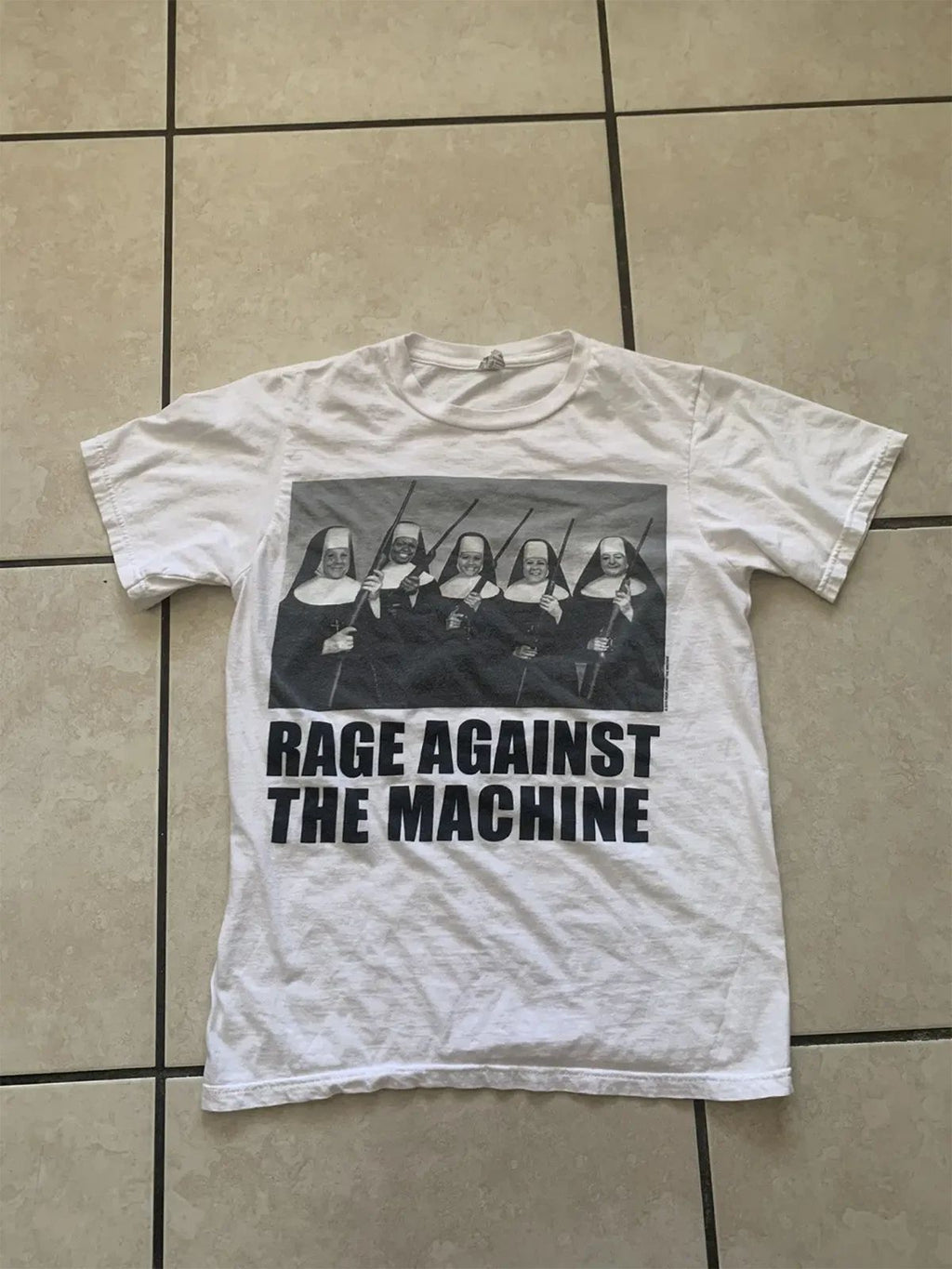 Vintage Against The Machine Nuns With Guns 2015 Band Size S-5XL Unisex