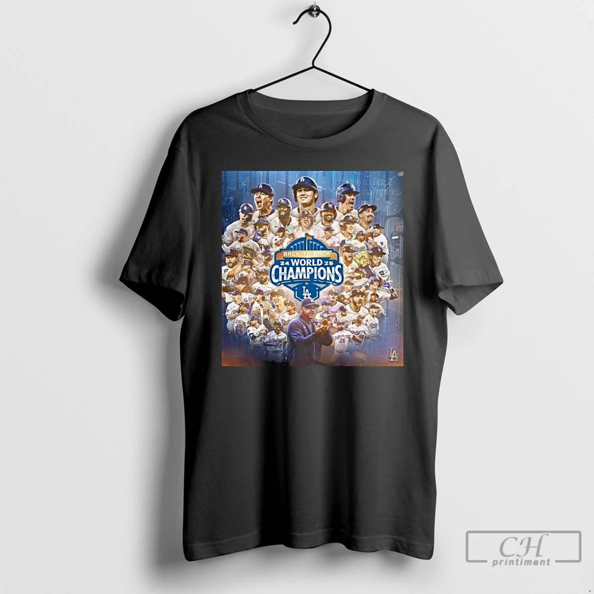 Premium The Los Angeles Dodgers Are Back To Back World Series Champions T Shirts Unisex