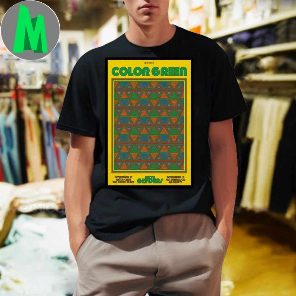 Color Green November 12-13 2025 California Poster Shirt Unisex