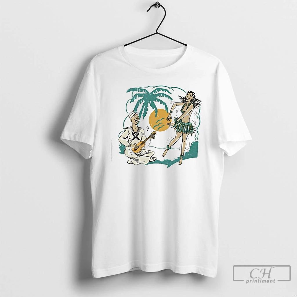 Premium Retro Hawaii Graphic T Shirts Unisex