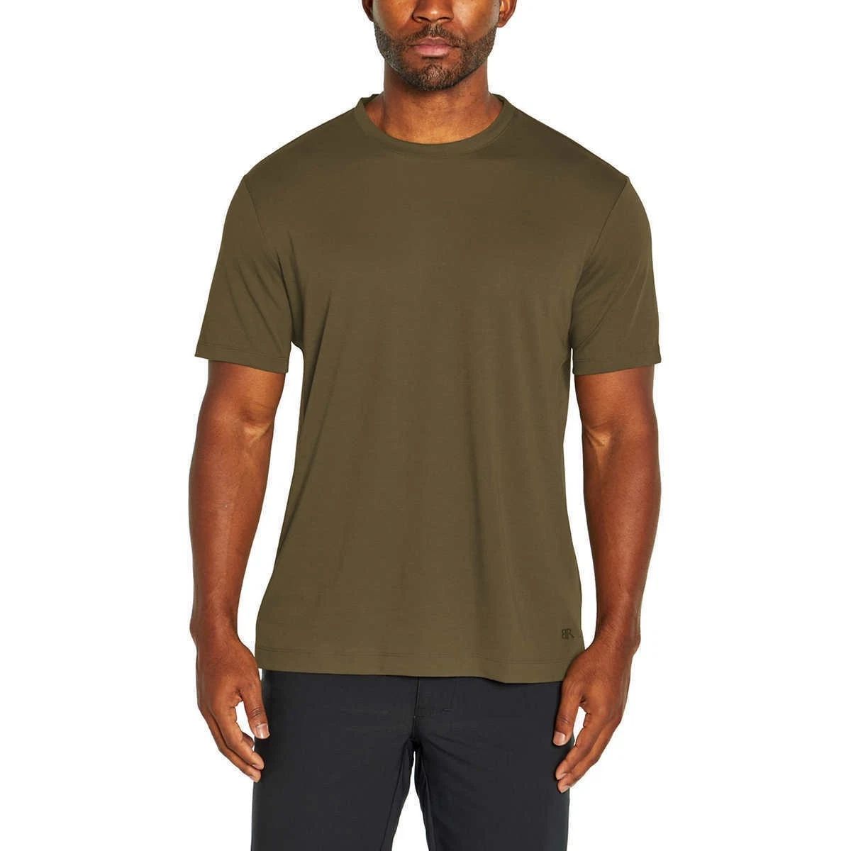 Banana Republic Men's Luxe Touch Tee Olive Night XL New w Tags Unisex