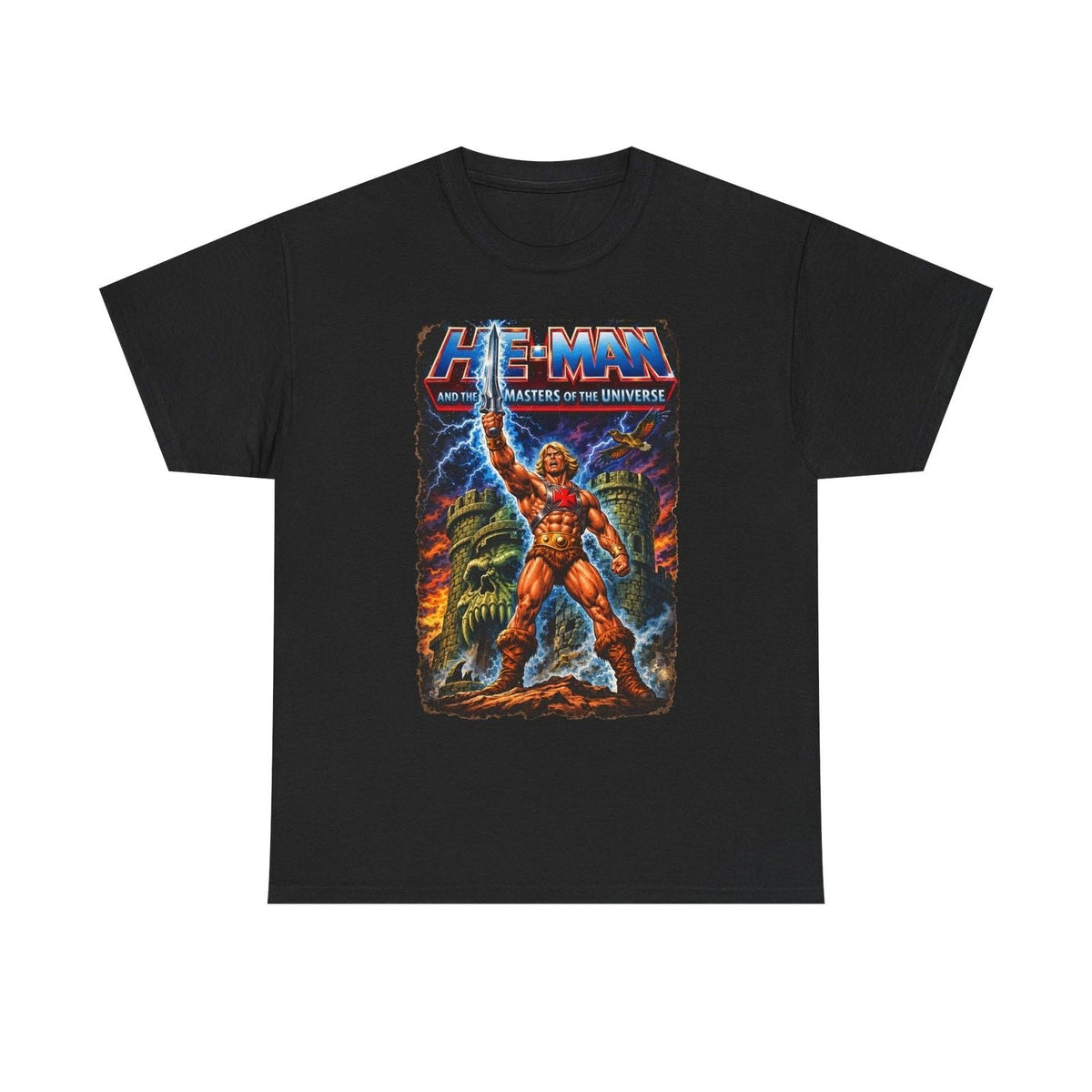 He-Man Graphic Tee | Vintage Fantasy Action Hero Unisex