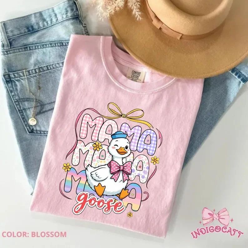 Cute Mama Goose Comfort Tee Mom Gift Unisex