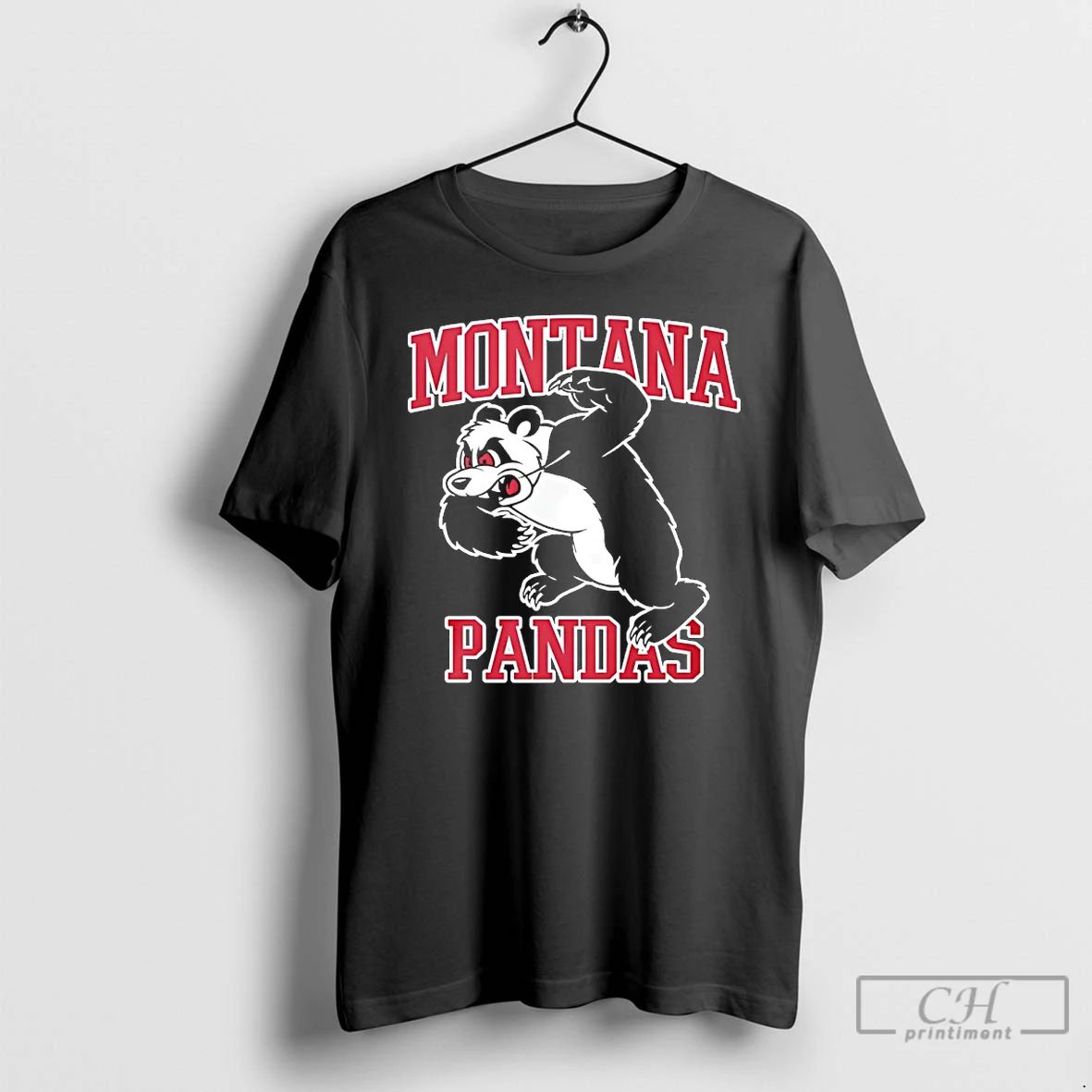 Classic Montana Pandas Cartoon T Shirts Unisex