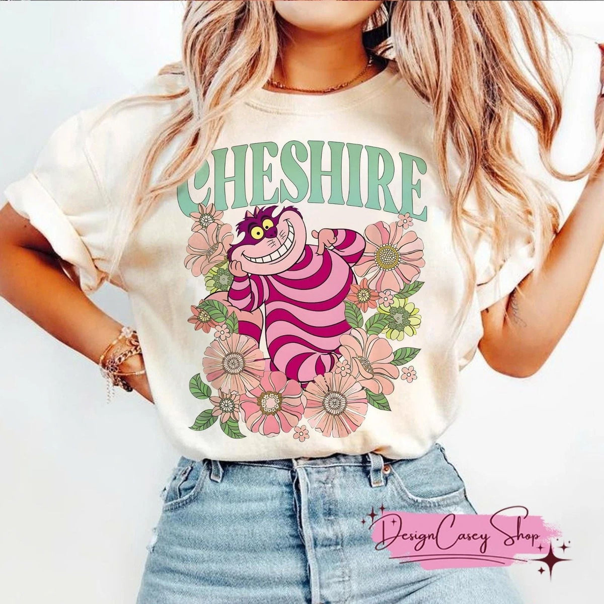 Alice Cheshire Cat , Cheshire Cat Lovers Tee, Magic Kingdom Style Gift Unisex
