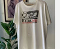1987 R.E.M REM Band World Tour White T Shirt Full Size S-5XL Unisex