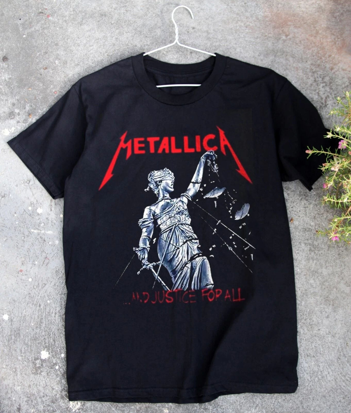 Metallica Band Shirt, And Justice For All Black Unisex Size S-5XL Unisex