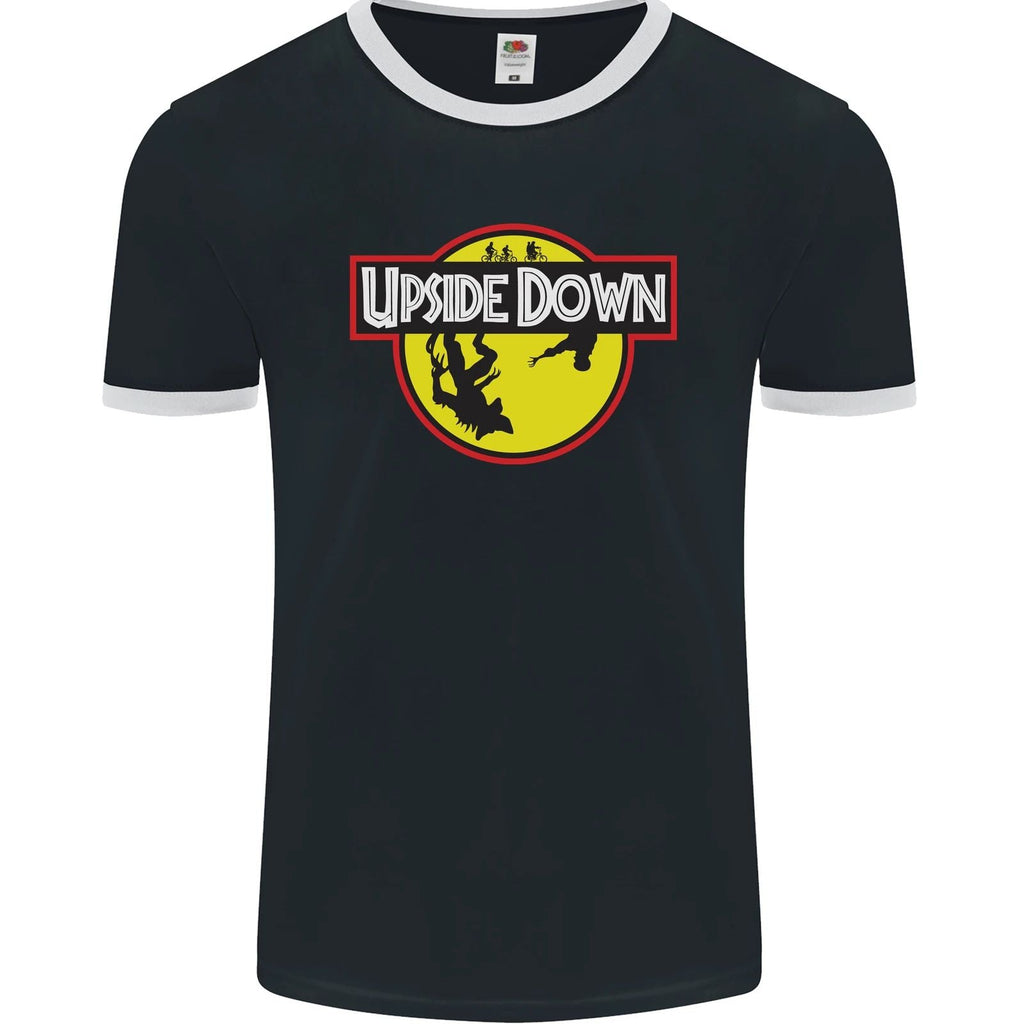 Upside Down SCI-FI TV Program Mens Ringer FotL Unisex