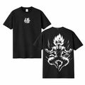 Anime Z Cotton Sleeve Casual Sport Fitness Tee Men's Harajuku Black Ball Unisex