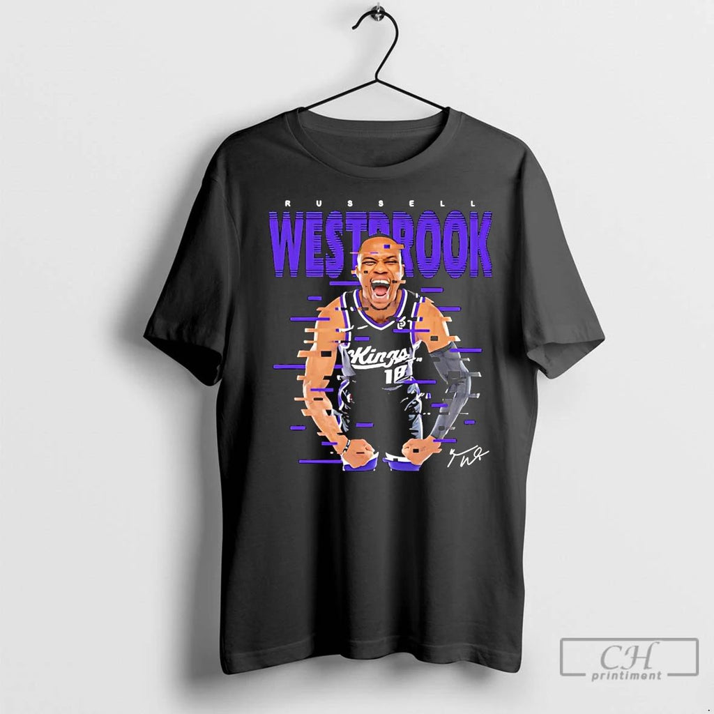 Premium Russell Westbrook Flexing Sacramento Kings Unisex