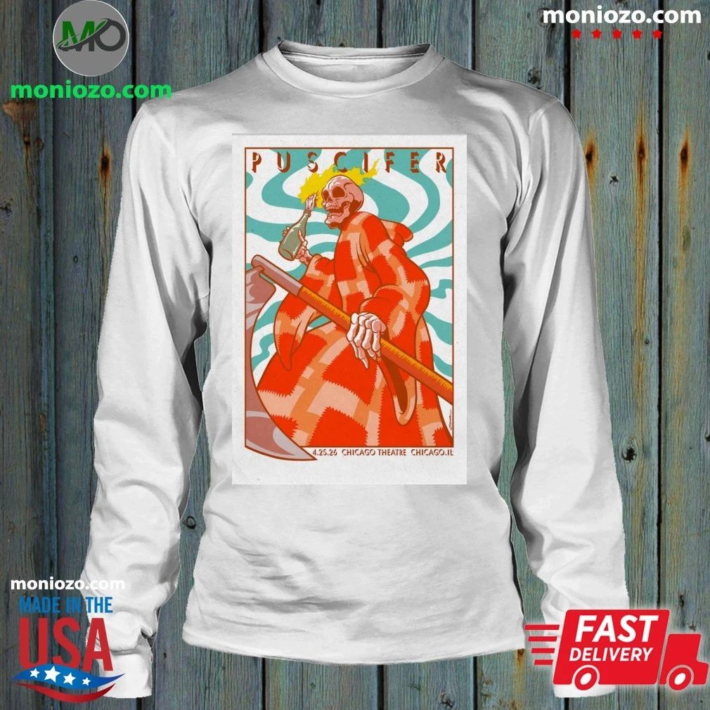 Puscifer Apr 25 2026 The Chicago Theatre Show Poster Shirt Unisex