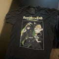 Seraph of the End Anime Vampire Reign Black Graphic Mens Size Medium Unisex