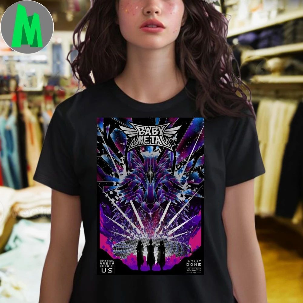 Baby Metal Los Angeles Event On Nov 1 2025 Poster Shirt Unisex