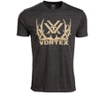 Vortex Optics Full-Tine Short Sleeve Mens M/L/XL/2X/3X Charcoal Heather Unisex