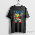 Classic Dominos Logo X Grinch Dabbing Light Christmas T Shirts Unisex
