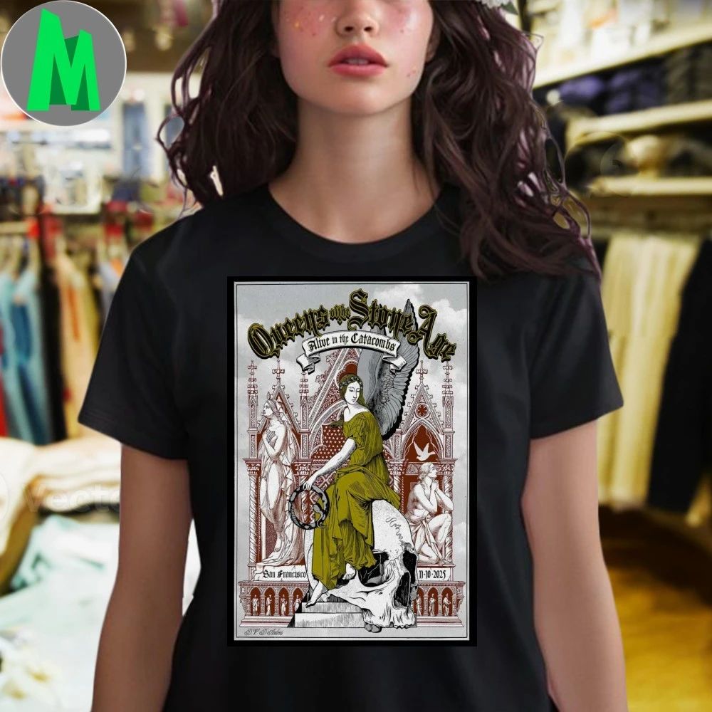 QOTSA Nov 10 2025 San Francisco CA Concert Poster Shirt Unisex