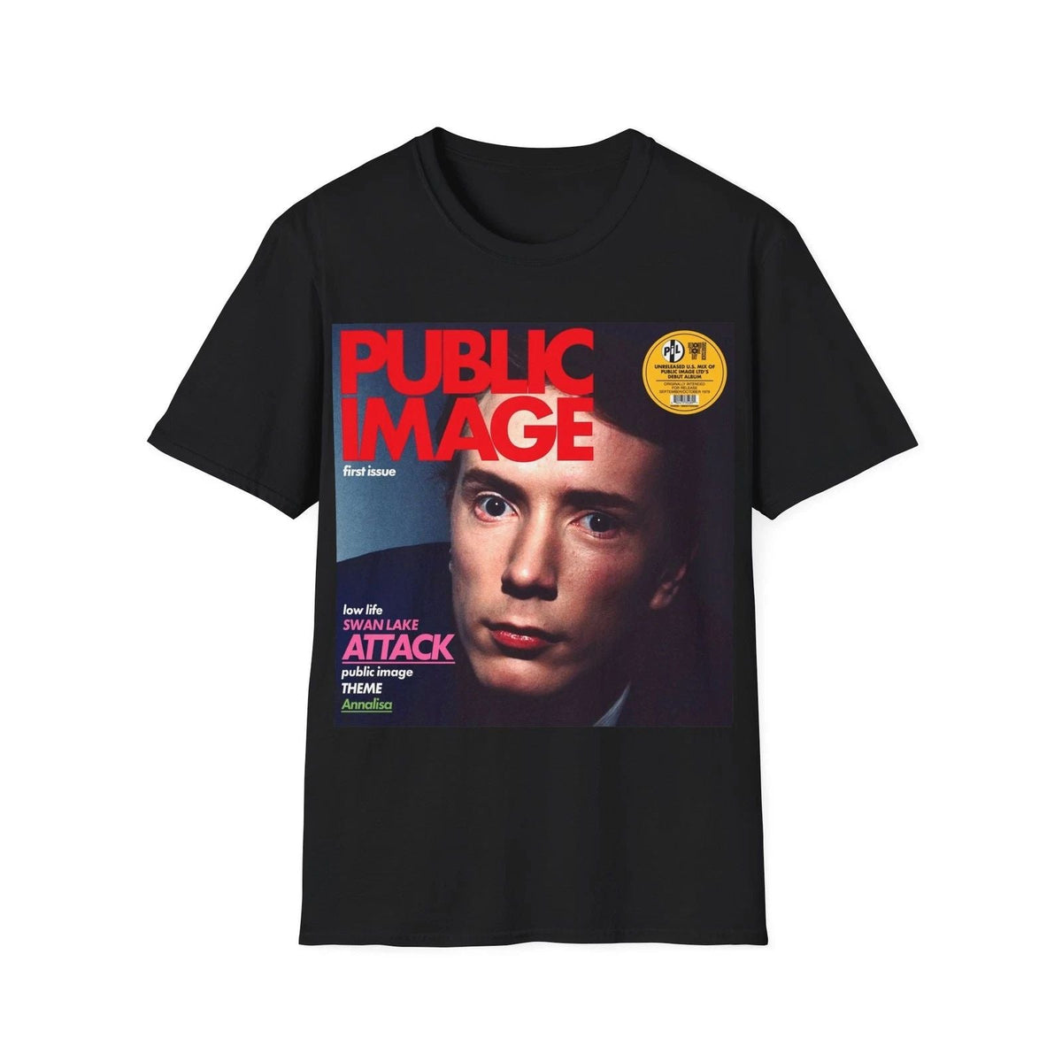 Public Image Limited PIL Rock Unisex Adult Unisex Heavy Cotton Tee Unisex
