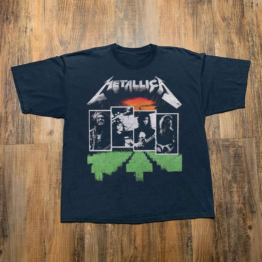 METALLICA Masters of Puppets Concert 1986 Black Unisex Size S-5XL Unisex