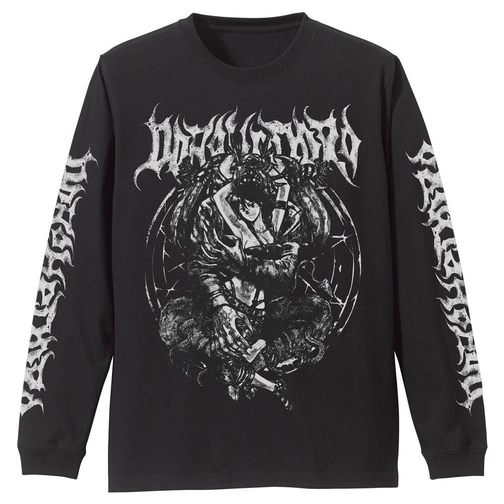 Dorohedoro Haru Ribbed Long Sleeve Black Japan limited New Unisex