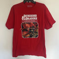 Wizards Of The Coast Dugeons & Dragons Medium Red Cotton Graphic Print Unisex