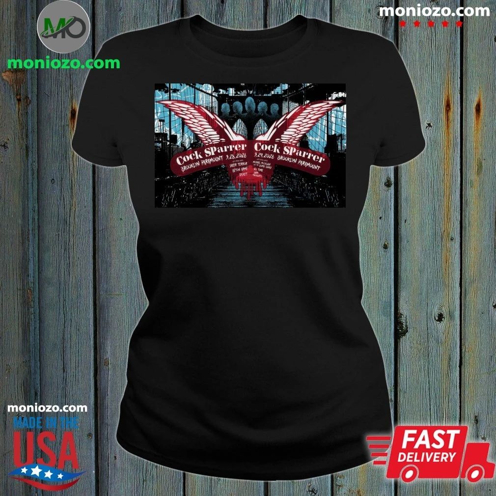 Cock Sparrer Concert Tour 2026 at Brooklyn Paramount in Brooklyn, NY Poster Shirt Unisex