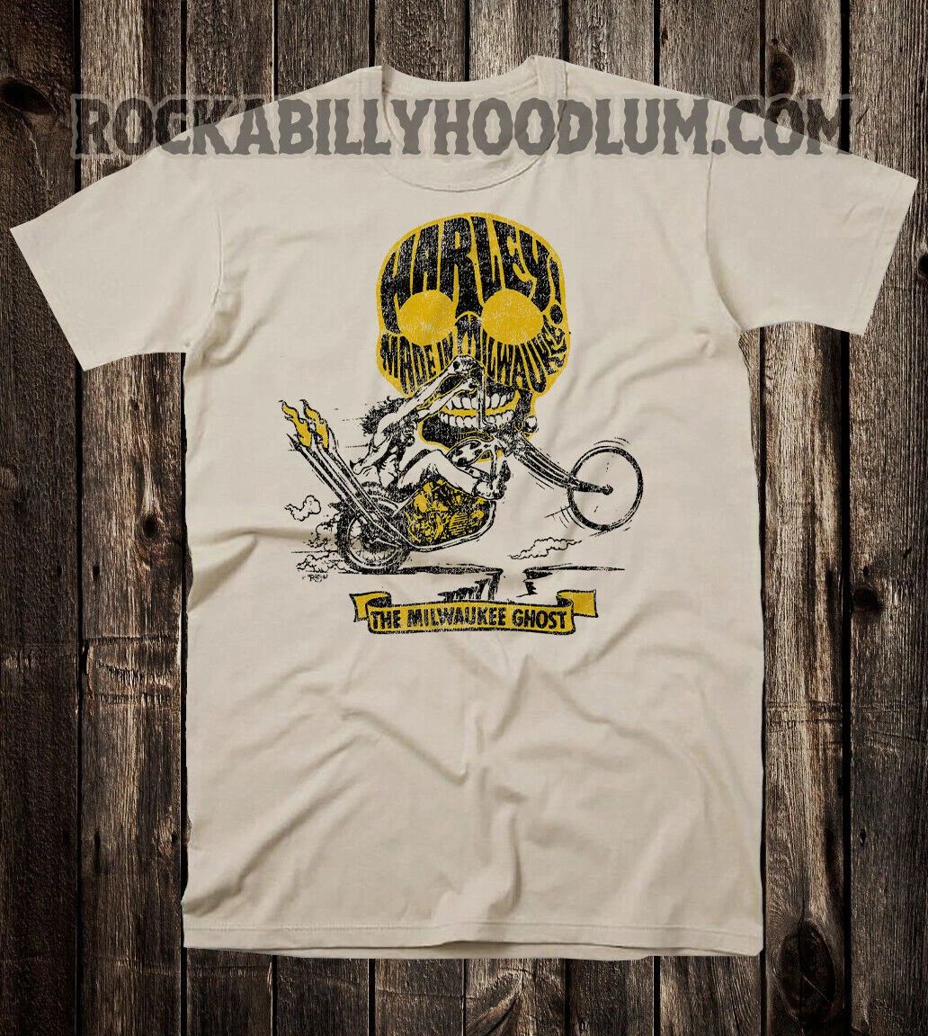 Retro Hot Rod Tee T Shirt Vtg Art Ed Big Daddy Roth Harley Milwaukee Ghost Unisex